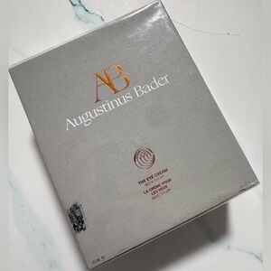 Augustinus Bader Eye Cream, brand new with glass holder